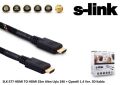 S-LINK 25M Altın Uçlu HDMI Görüntü Kablosu SLX-277