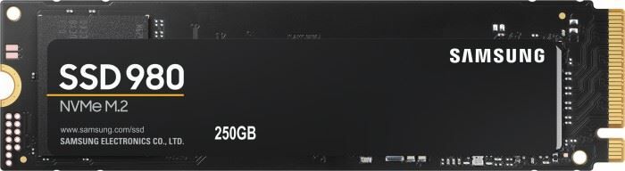 SAMSUNG MZ-V8V250BW 250GB 980 PCle M.2 2900-1300MB/s 2.38mm Flash SSD