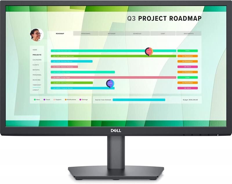 DELL E2223HN 22 Monitor 21.5'' Black 1920X1080 5MS VGA HDMI