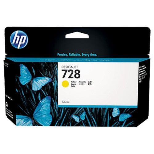 HP F9J65A No 728 130ml Sarı DesignJet Kartuş