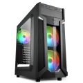 SHARKOON VG6-W-RGB Belirgin Şık ve Kaliteli Midi Tower Kasa
