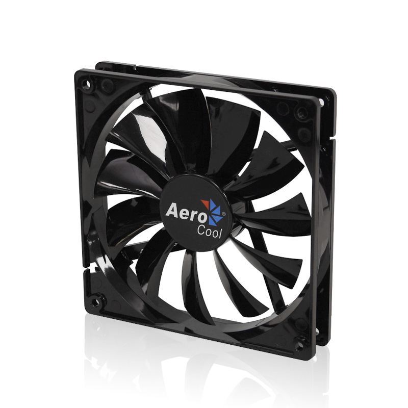 AEROCOOL 14cm Dark Force Sessiz Siyah Kasa Fanı AE-CFDF140BK