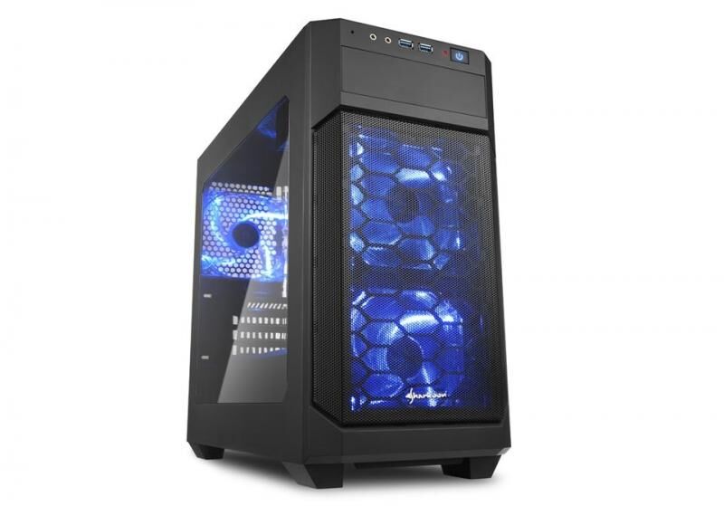 SHARKOON V1000WINDOW Belirgin Şık ve Kaliteli Midi Tower Kasa