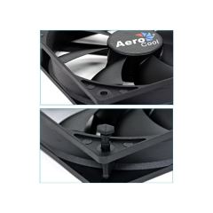 AEROCOOL 12cm Dark Force Sessiz Siyah Kasa Fanı AE-CFDF120BK