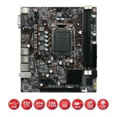 HIPER Intel H61 1155 DDR3 1600MHz VGA,HDMI Anakart H61-ICH7