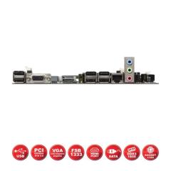 HIPER Intel H61 1155 DDR3 1600MHz VGA,HDMI Anakart H61-ICH7