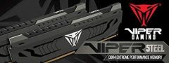 PATRIOT PVS416G413C9K 16GB 8GBx2 4133MHz DDR4 DUAL VIPER STEEL BLACK Gaming Masaüstü Ram