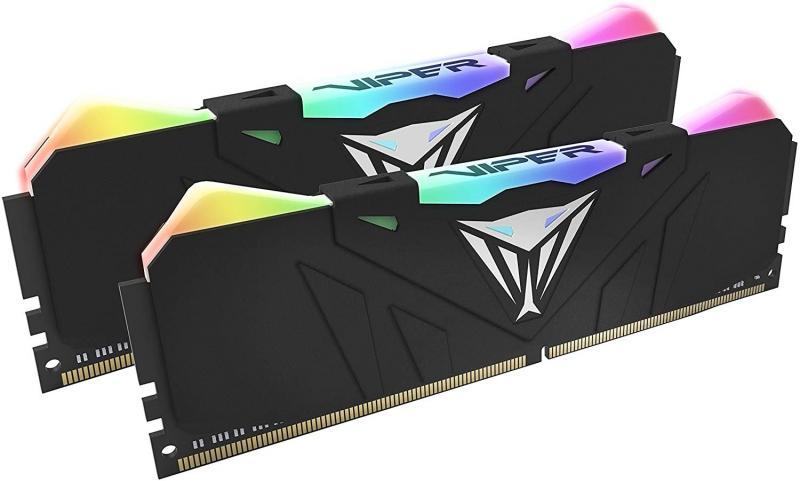 PATRIOT PVR416G413C9K 16GB (8GBx2) 4133MHz Viper DDR4 RGB Black Gaming Masaüstü Ram