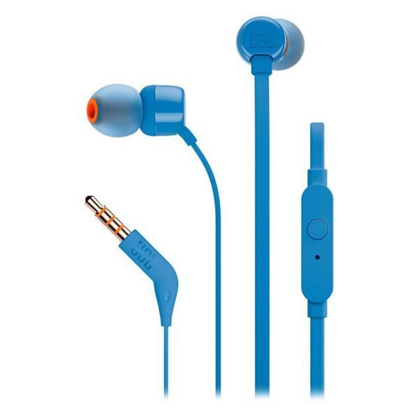 JBL T110 Kulakiçi Kulaklık- Blue JBLT110BLU