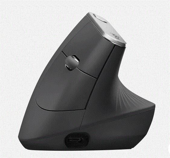 LOGITECH 910-005448 MX Vertical Gelişmiş Ergonomik Kablolu-kablosuz 4000DPI Siyah Mouse