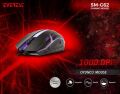EVEREST Kablolu USB Siyah Işıklandırmalı Oyuncu Mouse SM-G62