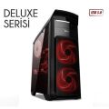 BOOST Pencereli Midi Tower Powersız Siyah Kasa