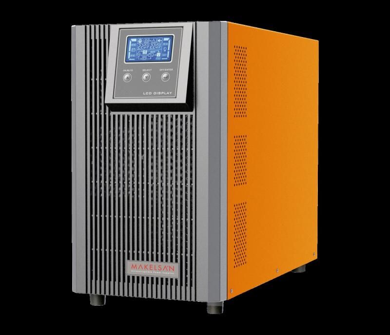 MAKELSAN Online Powerpack 3000VA 1F/1F 4-8 Dk 6x7AH Akülü UPS MU03000N11WI001
