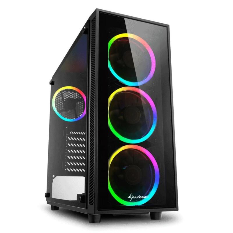 SHARKOON TG4-RGB Belirgin Şık ve Kaliteli Midi Tower Kasa
