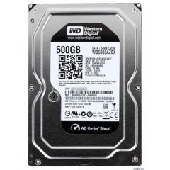 WD 500GB 3.5'' 7200RPM 64MB Sata3 Black Masaüstü Gaming Dahili HDD WD5003AZEX