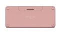 LOGITECH 920-011861 Pebble Keys 2 K380S Bluetooth Klavye Pudra Pembe