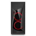 SHARKOON NIGHT-SHARK-RED Belirgin Şık ve Kaliteli Midi Tower Kasa