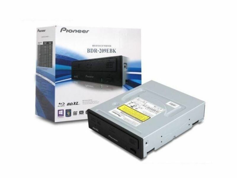 PIONEER DVD Blu-Ray 128GB 16X DVD,CD RW Siyah Kutulu Optik Sürücü BDR-209EBK