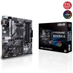 Asus Prime B550M-A AM4 Ryzen D4 Vga Dvi Hdmi