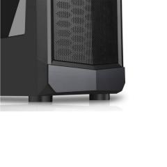 BOOST Pencereli Midi Tower Powersız Siyah Kasa