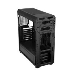 BOOST Pencereli Midi Tower Powersız Siyah Kasa