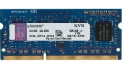 KINGSTON KVR16LS11-4 4GB 1600MHz DDR3 Notebook Ram