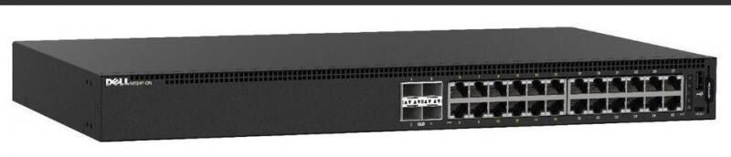 DELL DNN1124P L2, 24 ports, 1GbE, PoE+, 4 ports SFP+ 10GbE