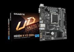 GIGABYTE H610M-H-V3-DDR4 MAB INTEL H610 DDR4 3200MHZ DVI-D -(GIGABYTE TÜRKİYE GARANTİLİ)