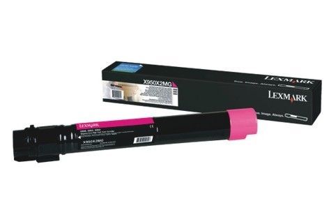 LEXMARK X950X2MG X950DE,X952DE,X954DE Kırmızı 22000 Sayfa Lazer Toner