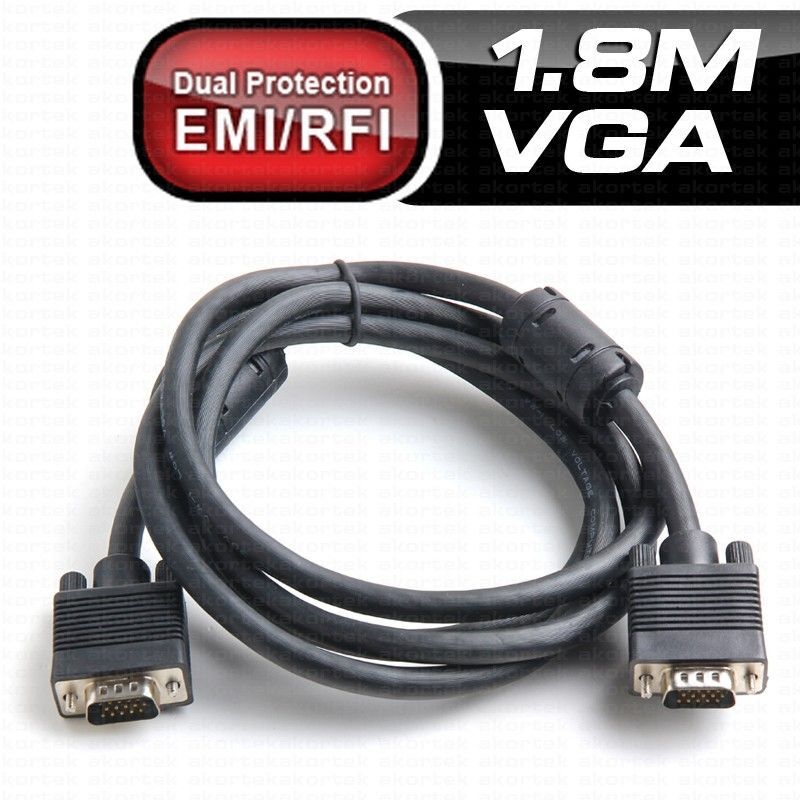 DARK DK-CB-VGAL180 1.8m M/M Monitör PC Arası VGA Data Görüntü Kablosu