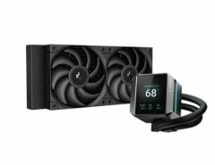 DEEPCOOL MYSTIQUE240 TFT LCD Ekranlı 240mm Siyah İşlemci Sıvı Soğutucu