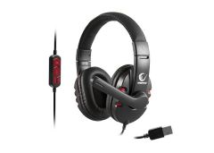 RAMPAGE USB LED Mikrofonlu Siyah Gaming Kulak Üstü Kulaklık SN-RU7