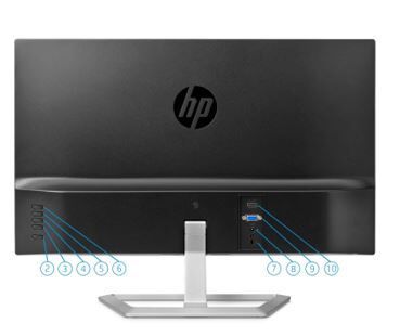 HP 3ML21AA 23.8''IPS 1920x1080 5ms 60Hz HDMI,VGA Siyah LED Monitör