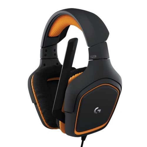 LOGITECH Kablolu Mikrofonlu Kulak Üstü Siyah,Turuncu Gaming Kulaklık 981-000627