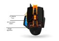 RAMPAGE Kablolu USB 4800DPI Makrolu Gaming Siyah Mouse SMX-R4