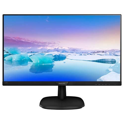 PHILIPS 223V7QHSB-01 21,5''1920x1080,5ms,60Hz,2Wx2,VGA-HDMI,IPS, Dar Siyah