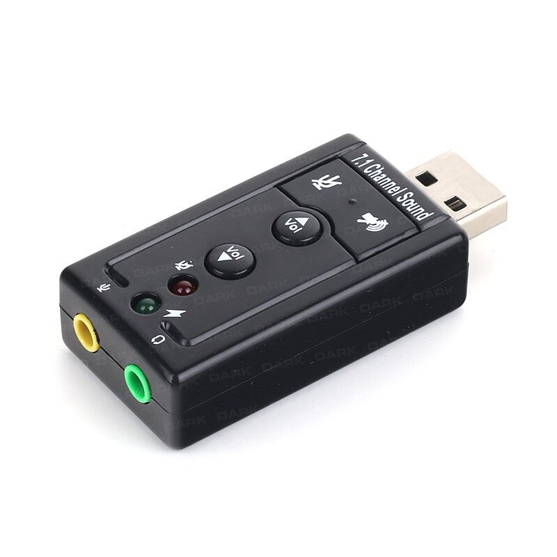 DARK 7.1 Surround USB2.0 Stereo Ses Kartı DK-AC-USC71