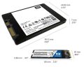 WD WDS250G2B0A 250GB Blue Sata 3.0 550-525MB/s 7mm 2.5'' Flash SSD
