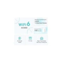 TP-LINK DECO-X50-1P AX3000 Whole Home Mesh Wi-Fi 6 System