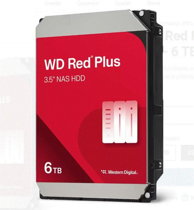 WD WD60EFPX DSK 3.5'' 6TB  5400RPM SATA 256MB RED PLS