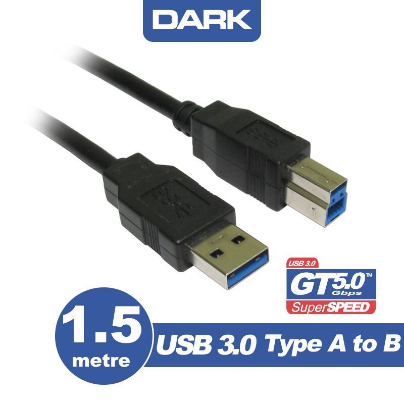 DARK 1.5m USB3.0 Yazıcı Kablosu DK-CB-USB3PRNL150