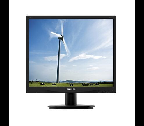 PHILIPS 19S4QAB-01 19''1280x1024,5ms,60Hz,1,5Wx2,VGA- DVI,IPS,Kare Siyah Led Monitör
