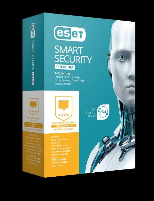Eset Smart Security Premium V10, 1 Kullanıcı, 1 Yıl Kutu Antivirüs