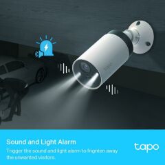 TP-LINK TAPO-C420S2 Tapo Smart Wire-Free Security Camera System,2 Camera System