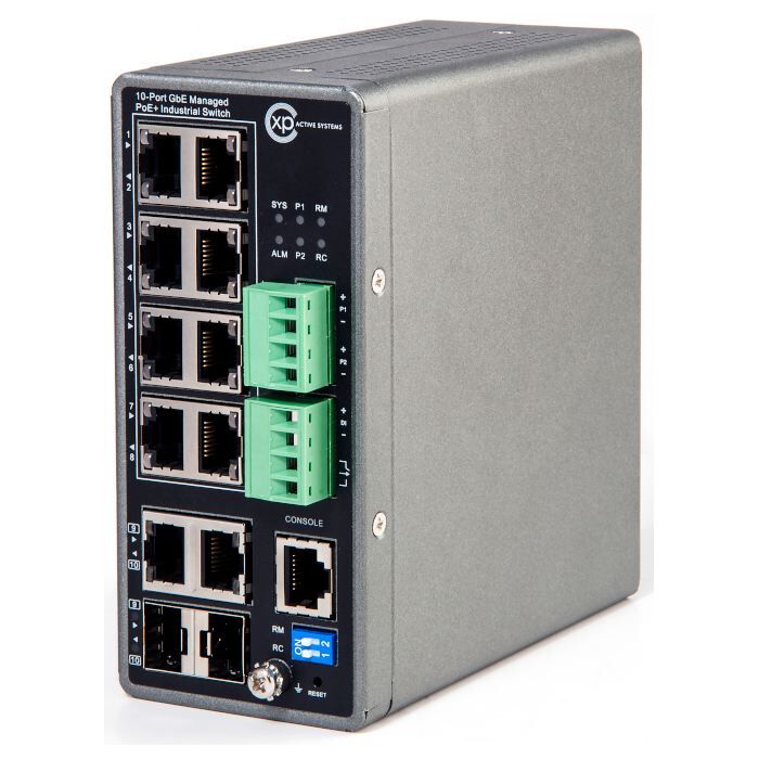 XPCABLE XPS-I7121-10P 8 Port 10/100/100 240W PoE + 2 Port Combo (TP/SFP) L2+ Yönetilebilir