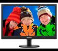 PHILIPS 193V5LSB2-62 18,5''1366x768,5ms,60Hz,VGA, Siyah Led Monitör