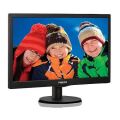 PHILIPS 193V5LSB2-62 18,5''1366x768,5ms,60Hz,VGA, Siyah Led Monitör