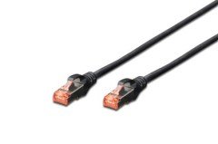 Digitus DK-1644-030/BL S/FTP Cat6 Siyah Kablo (3m)