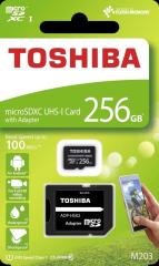 TOSHIBA THN-M203K2560EA 256GB MICRO SDXC UHS-1 C10 100MB -EXCERIA