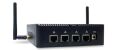 QUADRO DG-19412 ThinPRO DG4-19412 J1900 4GB 120GB 4*Glan VGA HDMI FDOS Endüstriyel Mini